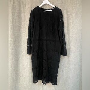 NWT LOVE X DESIGN size 3X lace black dress